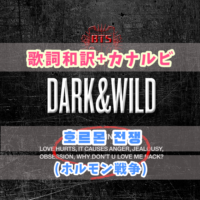 Bts 호르몬 전쟁 ホルモン戦争 War Of Hormone 歌詞 和訳 カナルビ付き Btsの歌詞 掛け声